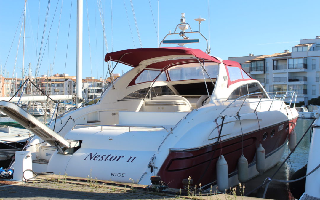 2 bateaux Princess V52 et Jeanneau Prestige 34 après procédures judiciaires